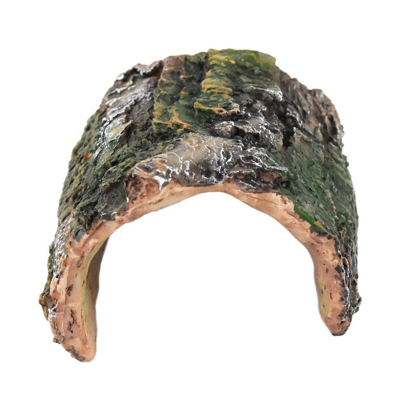 OMEM Reptile Hideout Box, Spider, Scorpion Reptile Hides and Caves Habitat Decor, Imitation Bark Resin Hidden Nest Tortoise Supplies - Image 4